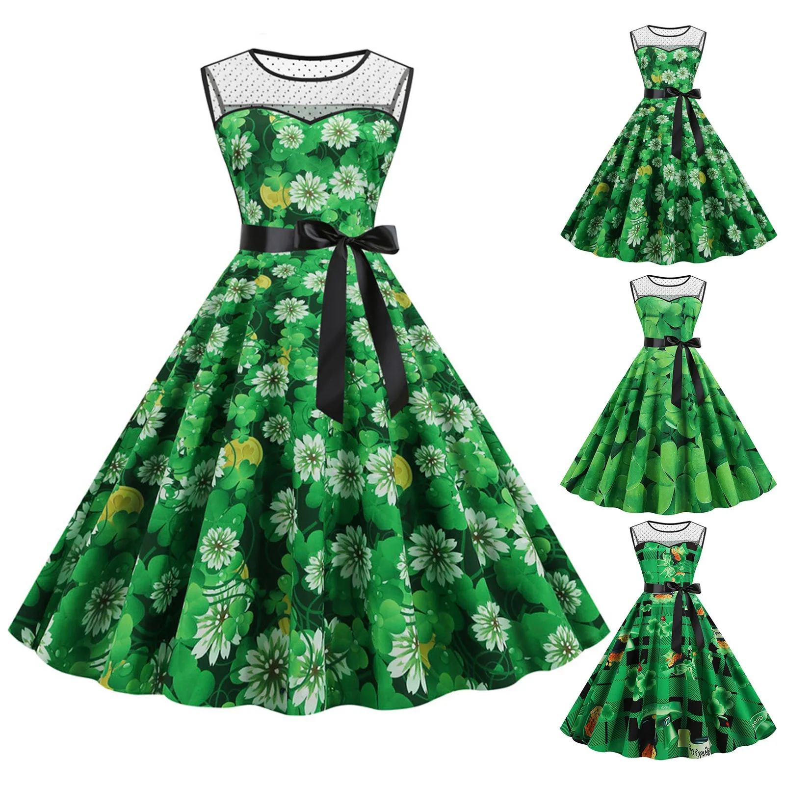 

Women Vintage Cocktail Dresses 2022 Tea Party Dress Wedding Guest Dress Nights Dresses for Women