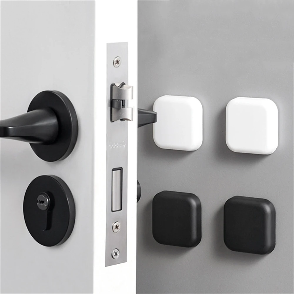 

Silicone Handle Bumpers Door Stopper Self Adhesive Mute Anti-Shock Wall Protection Pad Home Slience Improvement Protector