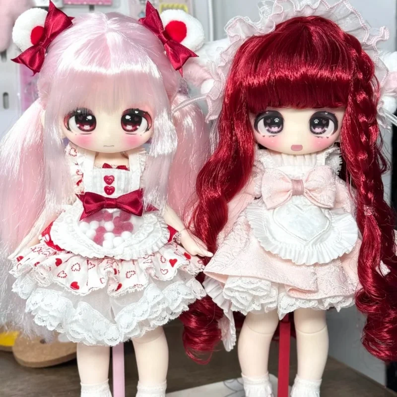 Фото Новинка в наличии: Серия Sweet Velvet Window Display Series Three In Six Bjd Blind Box – подвижная кукла, милая, модная, настольное украшение, подарок. №4