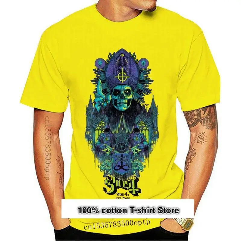 

Camiseta de manga corta de GHOST Hard Rock, camisa divertida, Verano