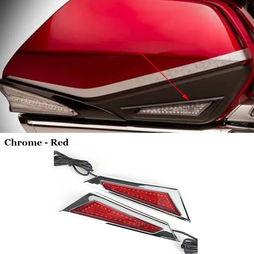 

Светодиодная противотуманная лампа для мотоцикла, боковые вспомогательные поворотные сигналы, декоративный комплект Cowl для Honda GOLDWING GL1800 2022 2021 2020 2019 2018