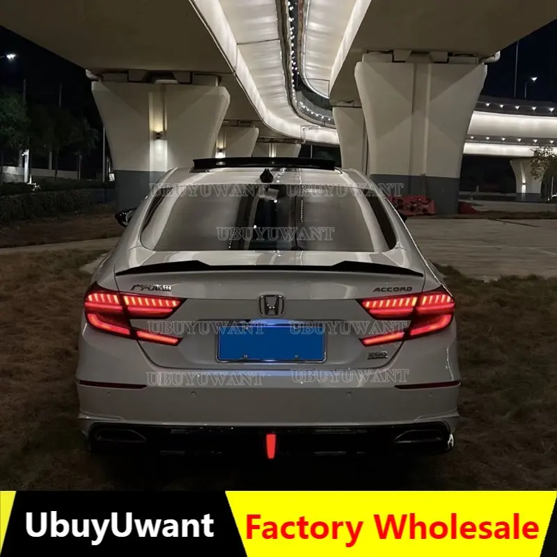 

Спойлер UBUYUWANT для Honda Accord 10, спойлер 2018-2019 Accord из АБС-пластика, цветной задний спойлер для автомобиля