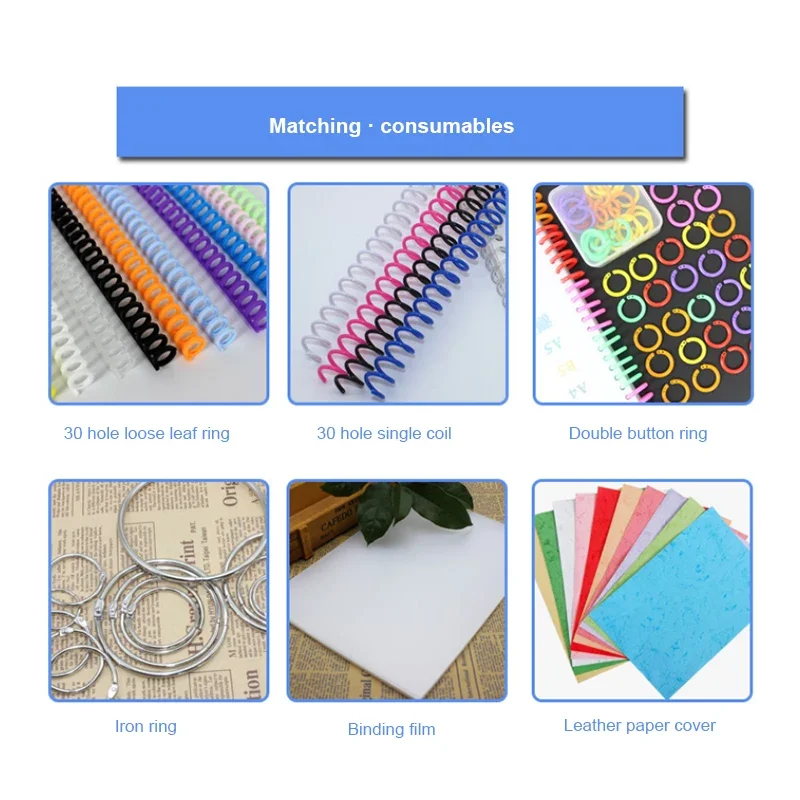 Машина для обвязки проволоки H3018 машина колец карт A4 с 30 отверстиями ручная