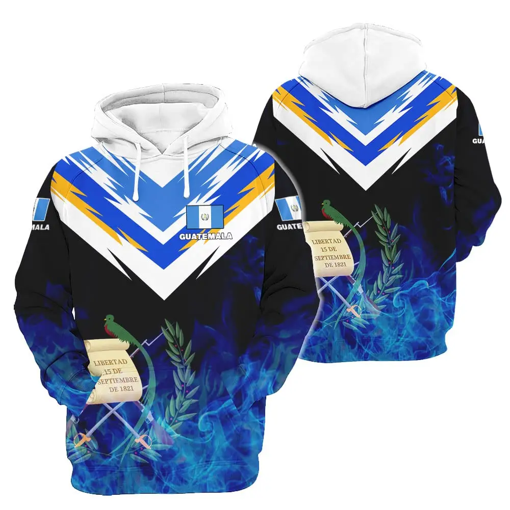 Худи с национальным флагом Гватемалы
