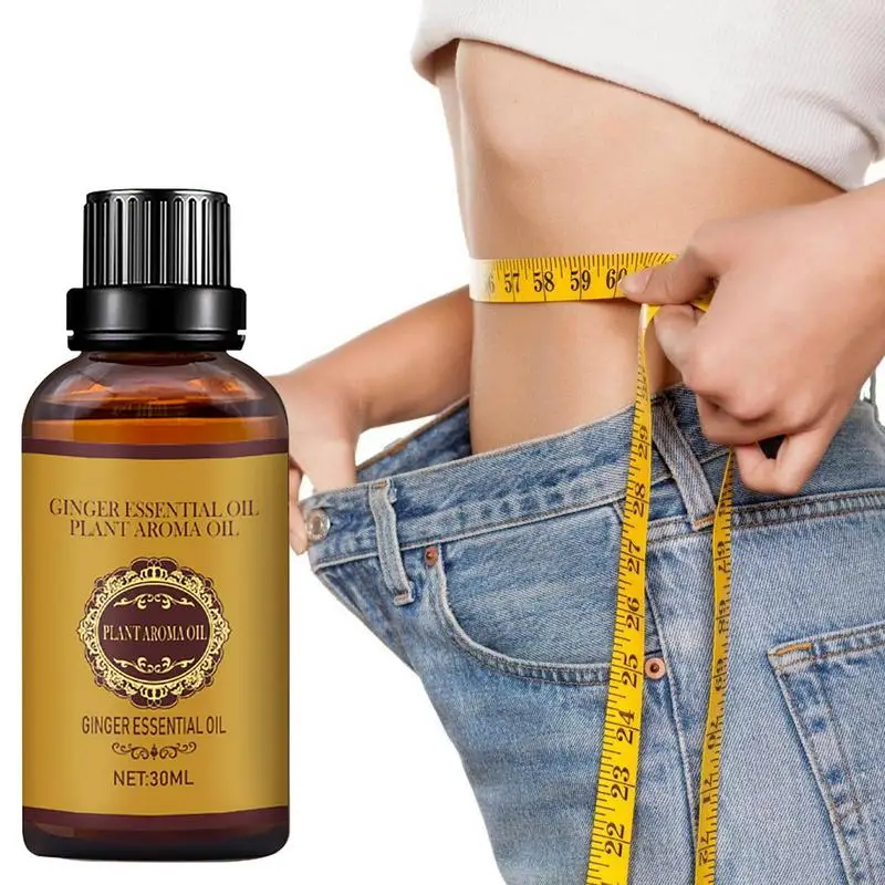 

Эфирное масло имбиря 30 мл, массажное масло для тела, антивозрастной лимфатический дренаж, уход за телом, чистое растительное эфирное масло д...