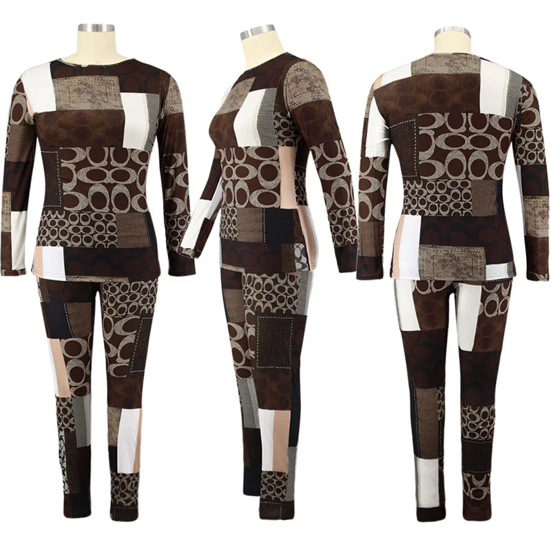 Plus Size New Clothing 2 Piece Set Tracksuit Stretch Top and Pants Outfits Jogger Sweatsuit Matching Suit Who 3xl 4xl 5xl 6xl