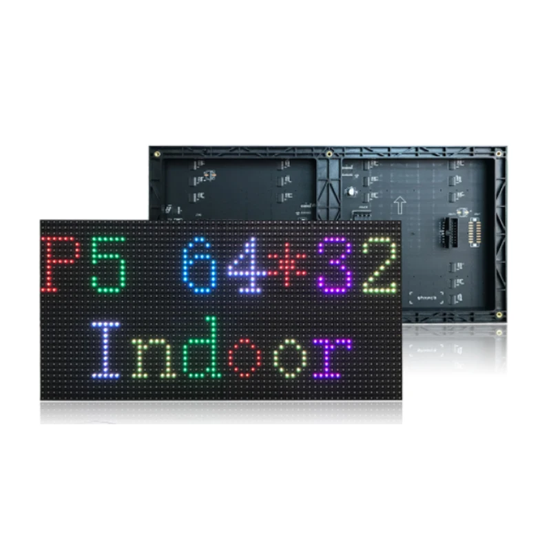 High Quality P5 Indoor RGB LED Module 1/16 Scan 64x32 Pixels 320*160mm SMD2121 Full Color LED Video Wall Panel images - 6