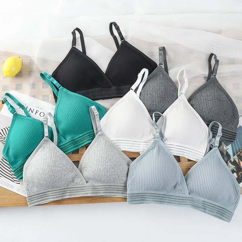 

Women Yoga Sports Bras Triangle Cup Underwear Female Breathable Wrapped Tube Top Sexy Beauty Back Adjustable Sling Bra Vest