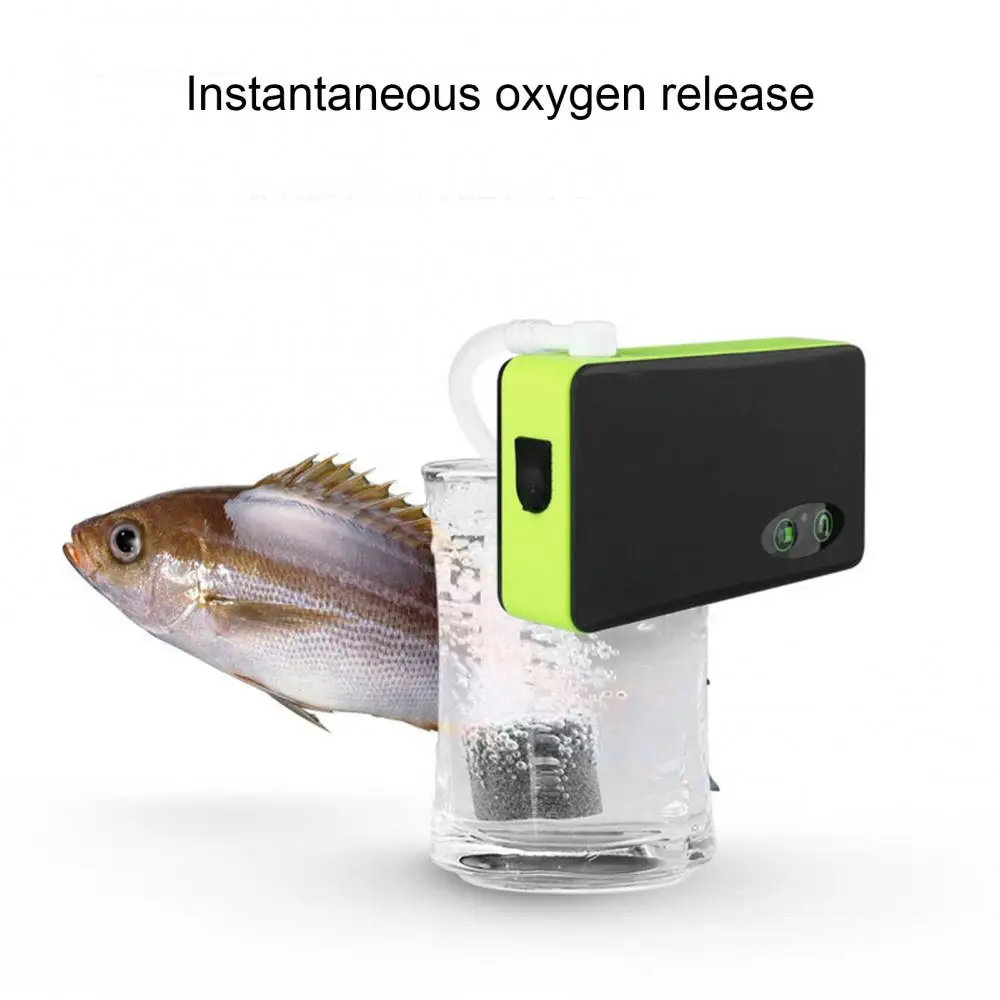 

Portable Fish Bucket Oxygen Water Pump Submersible Aeration Device Fishing Tool Oxygen Water Pump