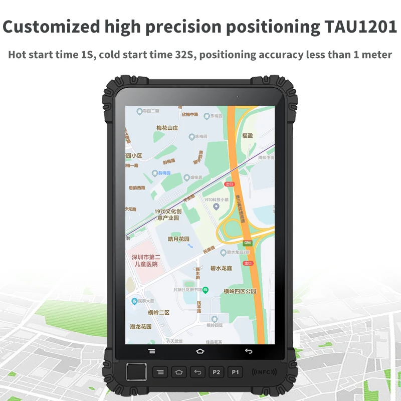 Фото Прочный промышленный планшет Android IP68 с поддержкой 4G, 8-дюймовым экраном, 6 ГБ ОЗУ, 128 ГБ ПЗУ, мощной батареей 10500 мАч, NFC и сканером отпечатков пальцев (оптом) №4