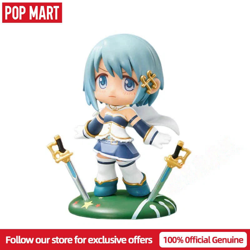 Фото Новая оригинальная коллекционная фигурка POP MART Puella Magi Madoka Magica Iconic Scene Series в закрытой упаковке, игрушка-сюрприз, декор для рабочего стола и подарок №5