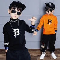 boys clothes spring t shirts children letter print long sleeve pullovers basic underwear teen kids clothing casual tops 3 14 y