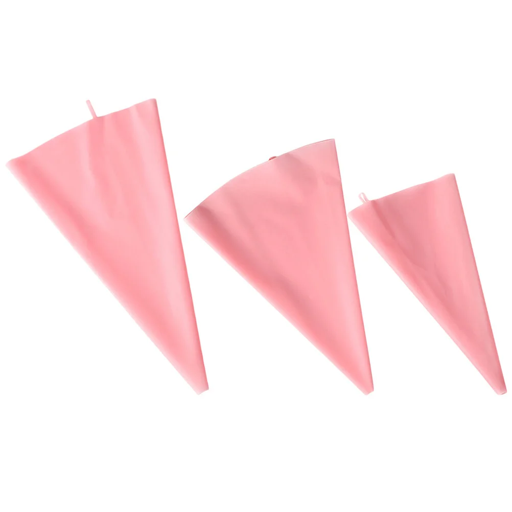 

3 Pcs Suite Pastry Bag Baking Pink Cookies Icing Piping Bags Blue Cookie Decorating