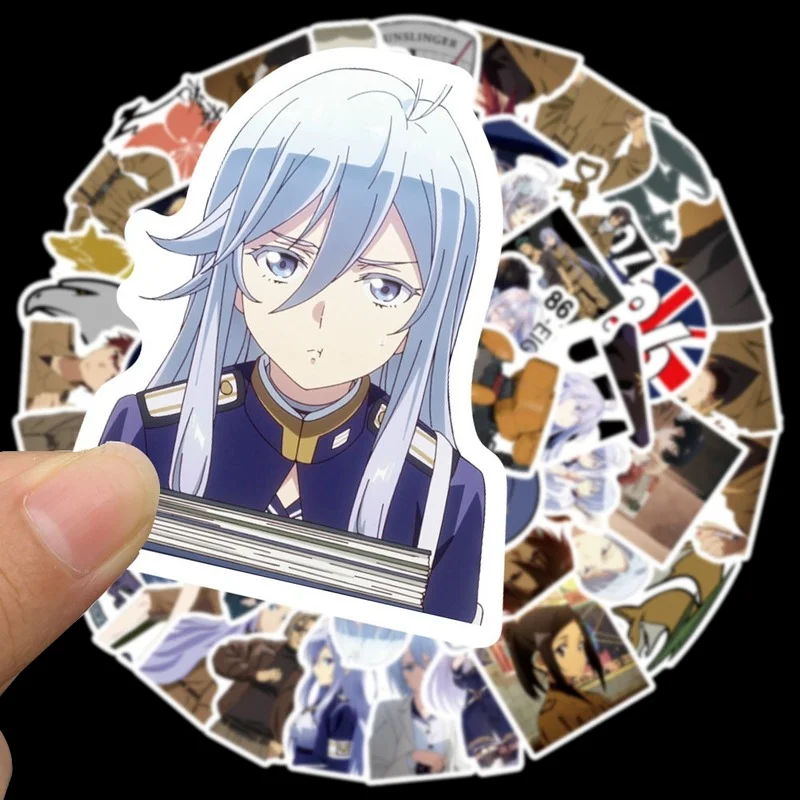 

60 шт. японское аниме 86 восемьдесят шесть наклеек s для костюма чехла ноутбука автомобиля грузовика Водонепроницаемая зеленая наклейка на че...