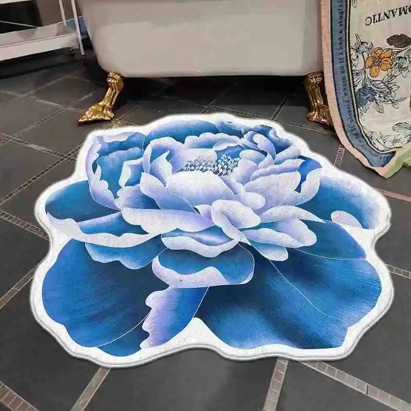 

Круговой Впитывающий Коврик для ванной комнаты, напольный коврик, коврик для входной двери, коврик для ног, серый