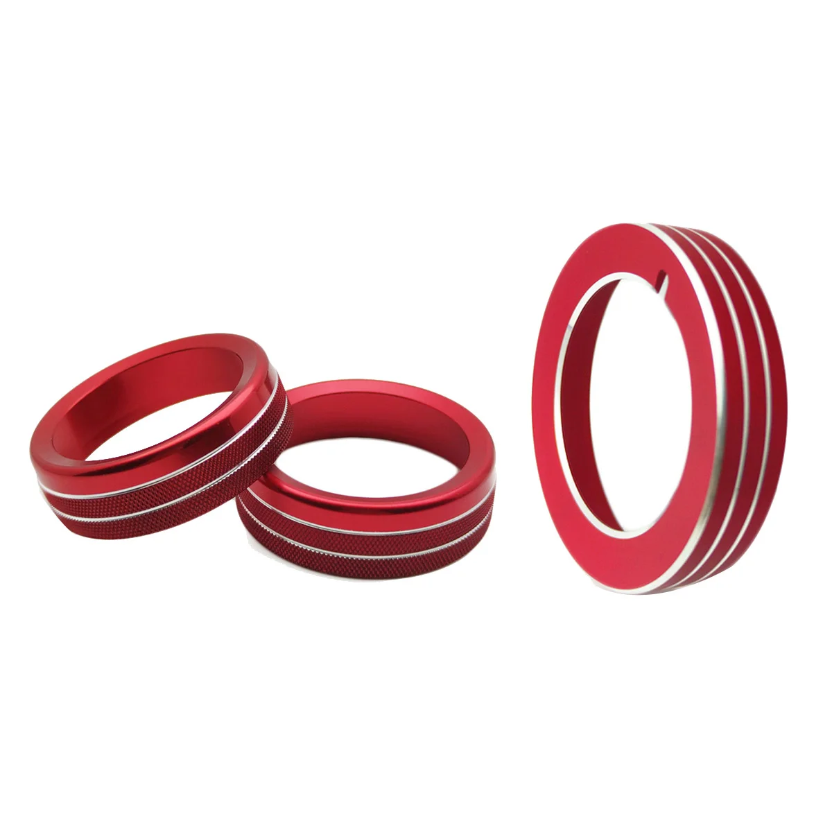 

Центральная консоль аудио ручка внутреннее кольцо для Ford Mustang 15-20 красный