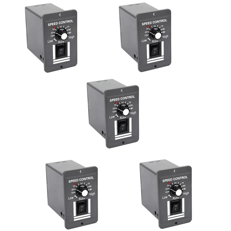 

5 шт., регулятор скорости двигателя, 12 В, 24 В, 36 В, 48 В, 10 А