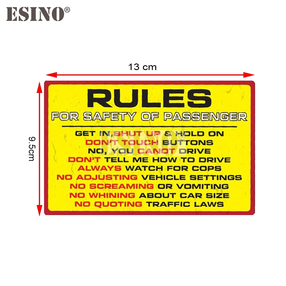 Автомобильный Стайлинг креативные забавные технические правила для