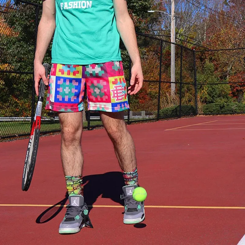 Мужские Базовые Шорты Ee Дышащие Сетчатые Повседневные Для Сухих Тренировок