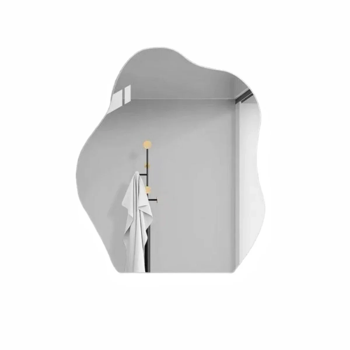 Необычные зеркальные настенные декоративные зеркала для туалетного столика