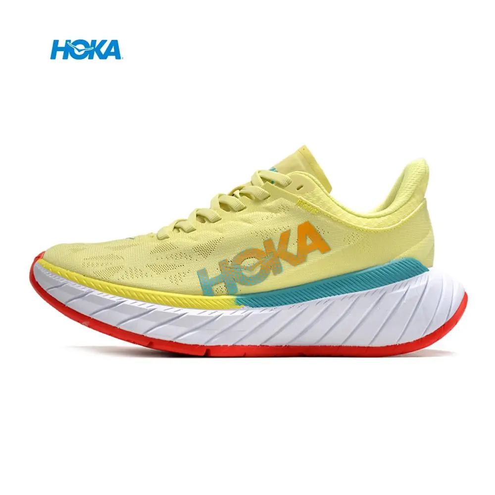 

Мужские и женские кроссовки HOKA, желтые кроссовки из углеродного волокна, амортизирующие, для бега, 2019