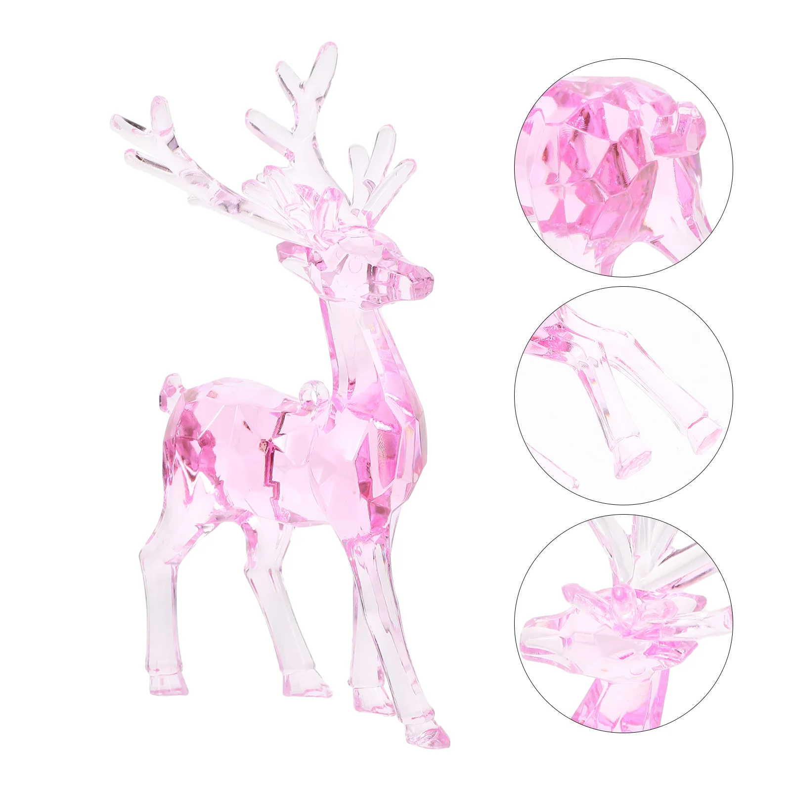 

2 Pcs Xmas Acrylic Crafts Ornament Christmas Gifts Tree Ornaments The Decoration Hanging Party Favors