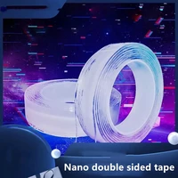 1235m nano tape double sided tape car transparent wall sticker reusable tracsless heat resistant tape waterproof kitchen tape