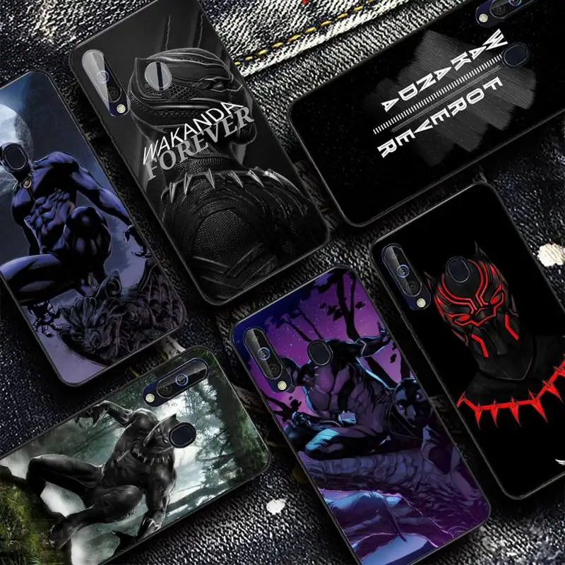 

Disney Black Panther Phone Case for Samsung Galaxy A 51 30s a71 Soft Silicone Cover for A21s A70 10 A30