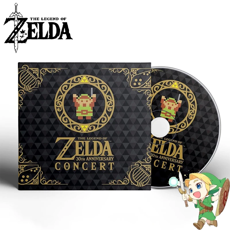 

Дисковые Диски The Legend of Zelda Breath of The Wild, музыка на 30-летие, Классическая игра, саундтрек, музыка, CD-диск, аксессуары, игрушки
