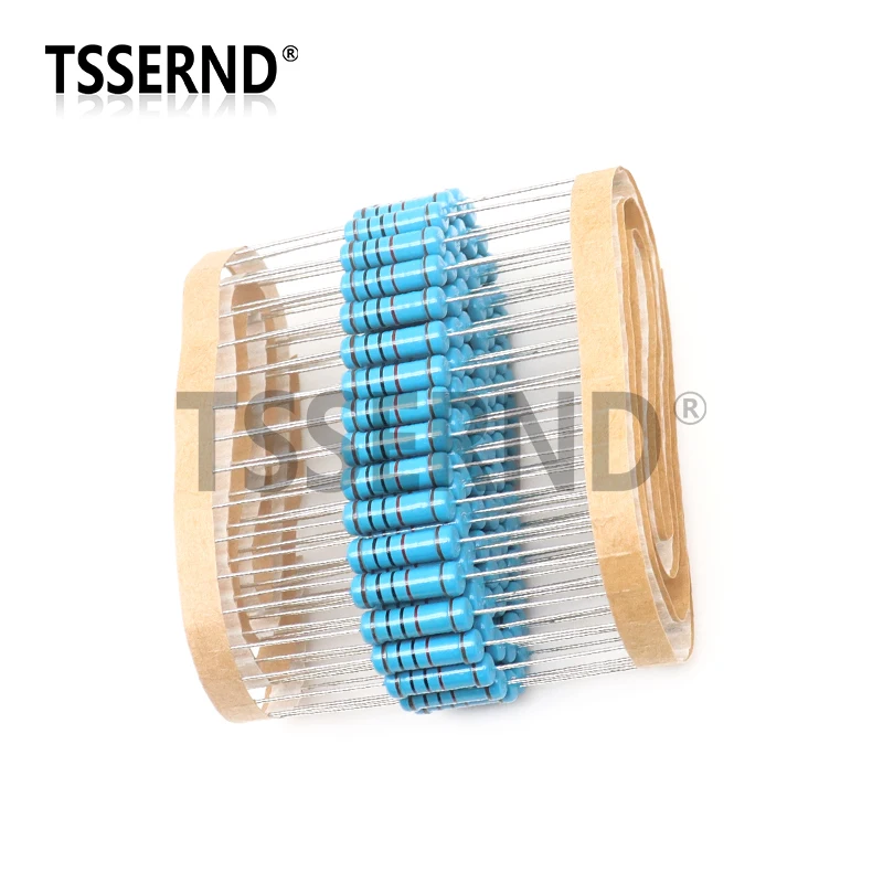 20 шт. Металлопленочный резистор 2 Вт 1% 0R - м 10 100 120 150 270 330 390 470 1K 2K 4 7K 10K 15K 22K 47K 100K 470K 1M