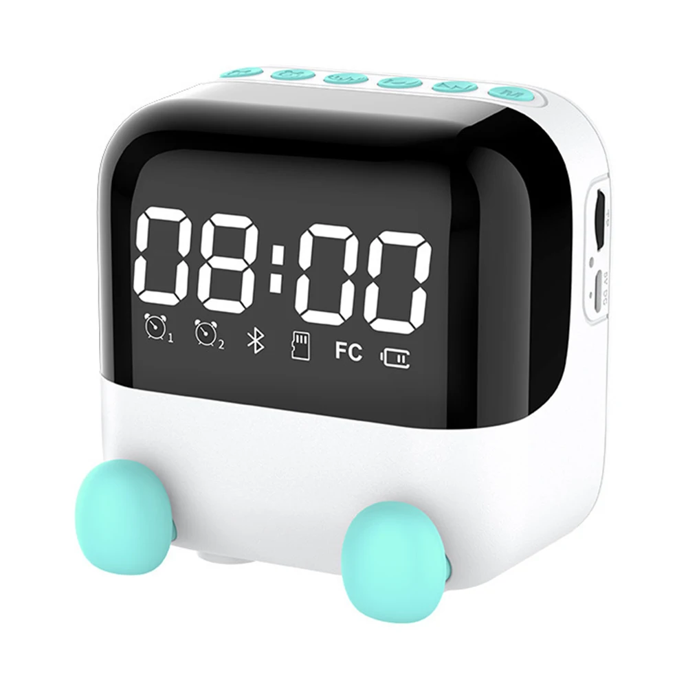 With Led Screen Support Handsfree/tf Card Play -white