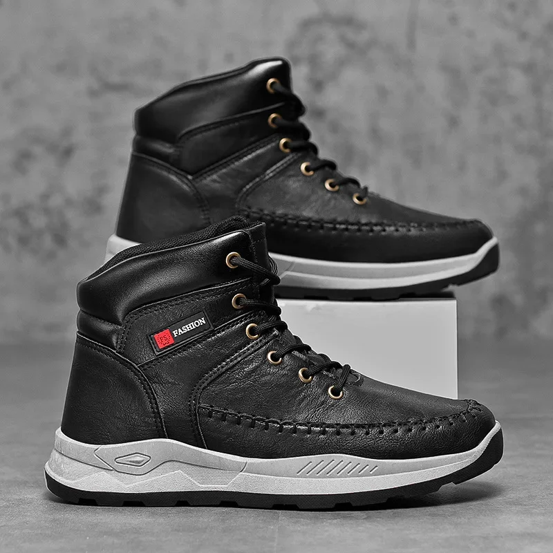 Мужские непромокаемые охотничьи ботинки из воловьей кожи походная обувь