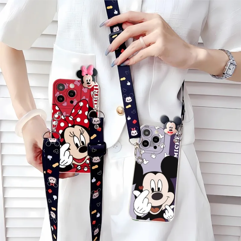 Фото Детский чехол для телефона Disney с Микки и Минни для Samsung Galaxy A37 A50 A51 A52 A53 A54 A55 A56 A57 A71 A73 A81 A91, защитный чехол №1