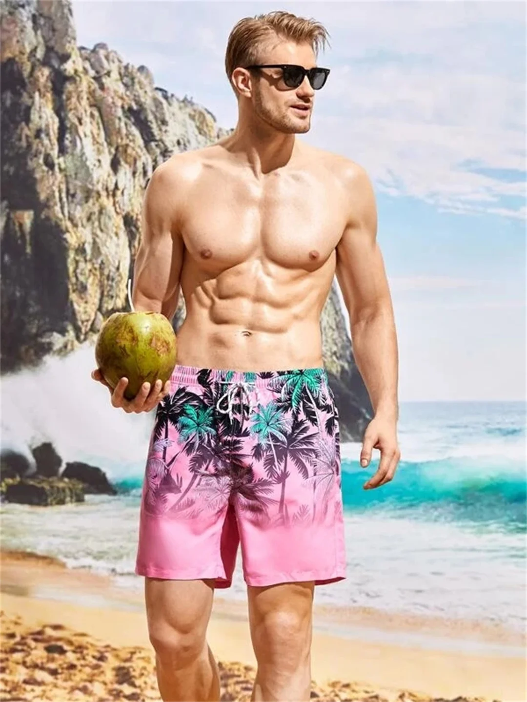 

Men's swimming trunks swimsuit cofortable swimwear men quick-drying breathable swimming suit male beach shorts swimwear trunk