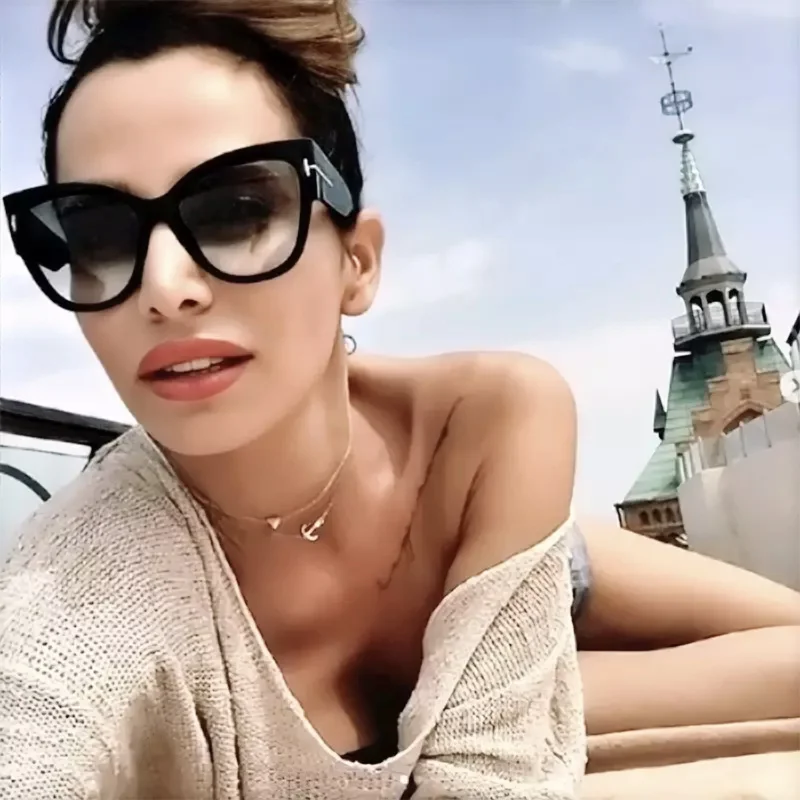 

Солнцезащитные очки «кошачий глаз» женские, винтажные брендовые дизайнерские зеркальные солнечные очки в стиле ретро, модные, для вождения