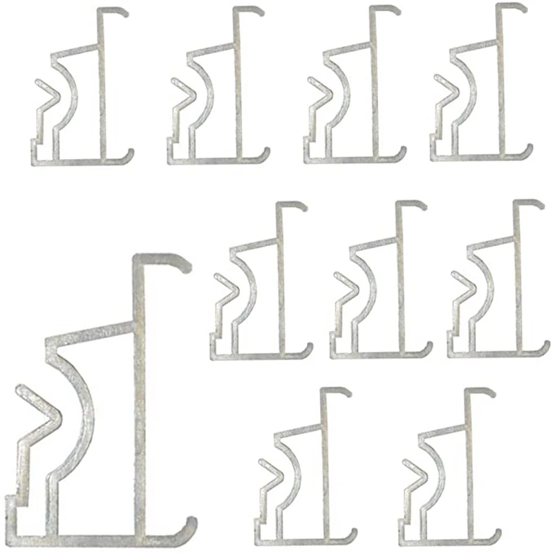 

Valance Clips 10pcs 2inch Clear Plastic Hidden Retainer Holder for Window Blind Valance,Horizontal Faux & Wood Blinds Parts