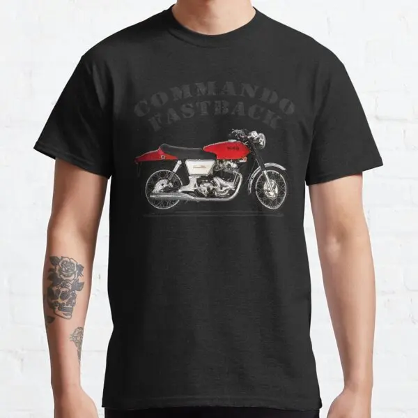 

The Commando Fastback t shirt for HONDA Buell BMW Bakker Ghezzi BSA Triumph