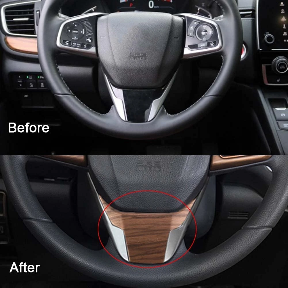Накладка на руль подходит для Honda CRV EX EX-L Touring 2017-2021 украшение автомобиля из