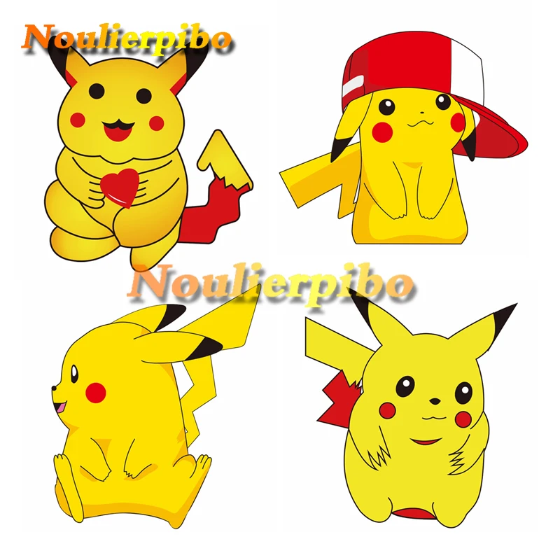 

Exquisite Anime Car Stickers Pokemon Pikachu PVC Car Body Decoration Motorcycle Racing Helmet Mobile Laptop Vinyl Decals