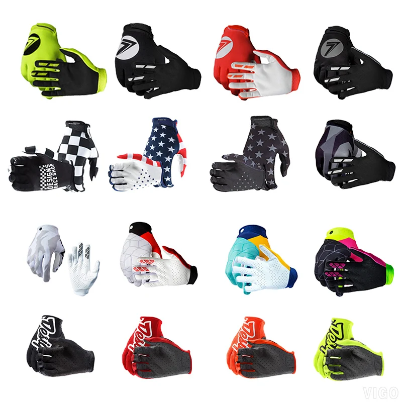 

Wholesale Moto Gloves Cycling MTB Mountain Bike Gloves DH BMX Bicycle Riding Off Road Racing MX Motorcycle Gloves Touch Screen
