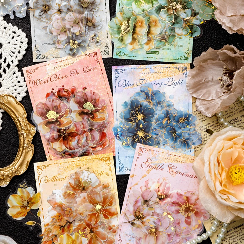 Бумага 6 стилей наклеек