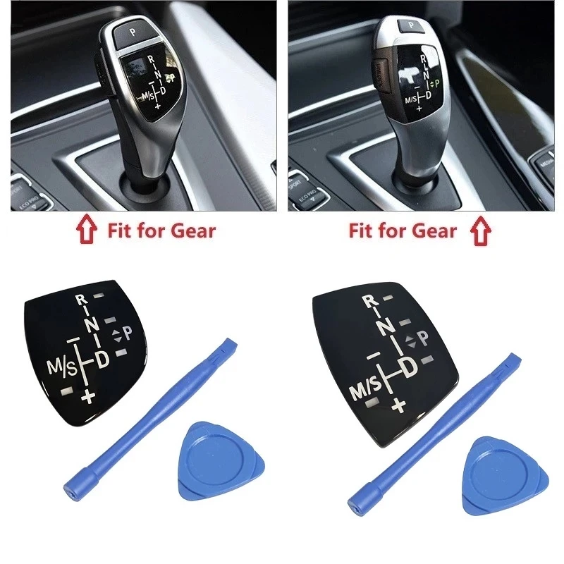 

Car Shift Knob Panel Gear Button Cover Sticker For BMW X1 X3 X5 X6 M3 M5 F01 F10 F30 F35 F15 F16 F18