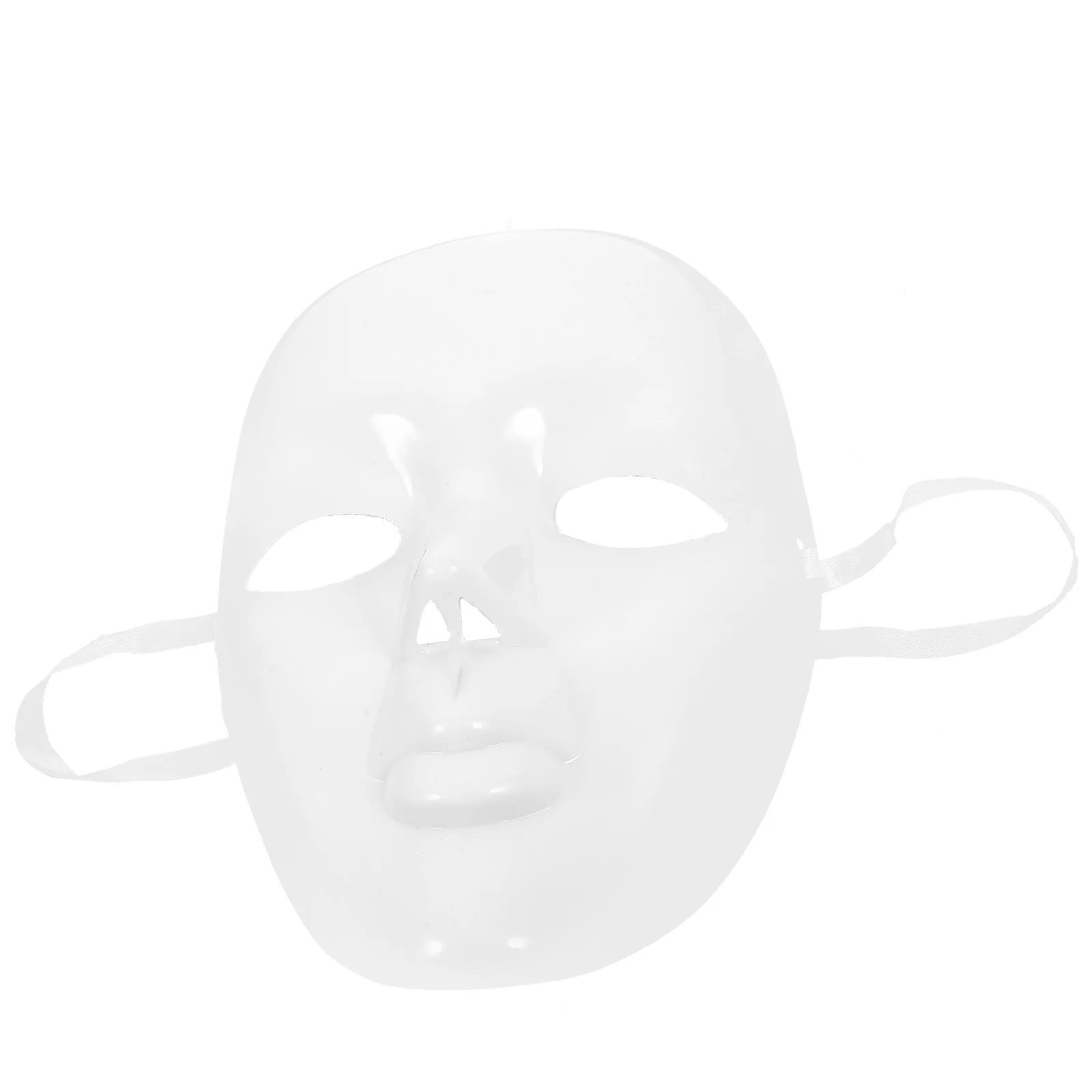Маска Маскарад Реквизит Аксессуары для косплея Белая бумага Пустой цирковой
