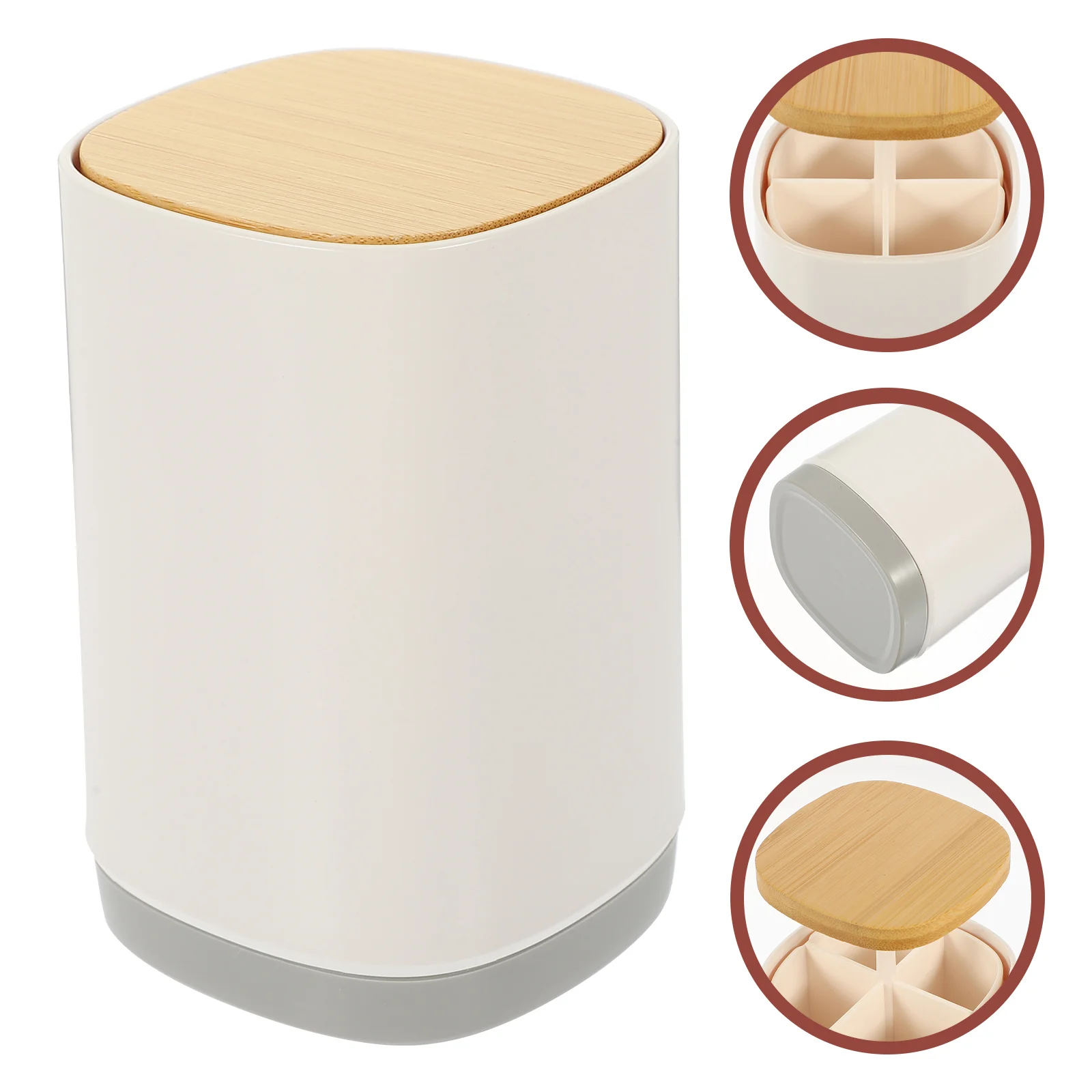 

Toothpick Jar Pop-up Floss Holder Dental Stick Press Lip Cotton Swabs Container Stainless Steel Dispensers Travel Type Cases