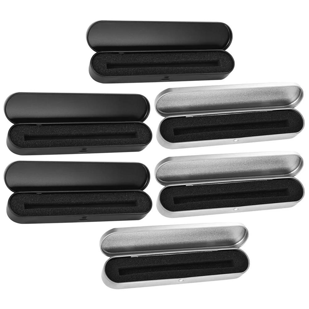 

Small Metal Box Household Pen Organizer Portable Case Daily Convenient Supplies