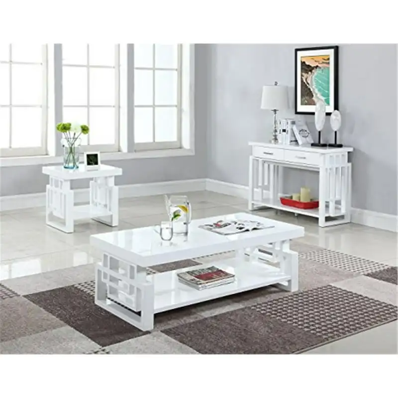 

705708 Coffee Table, High White