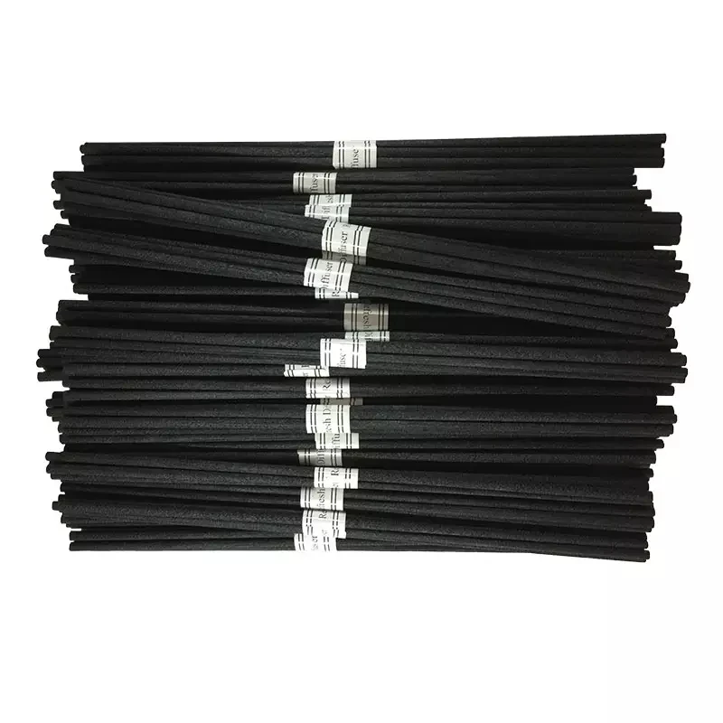 

L19CM X 5/4/3MM Polyester Black Fiber Stick Rattan Reed Diffuser sticks, Aromatherapy Volatilizing Rod for Air Fresher