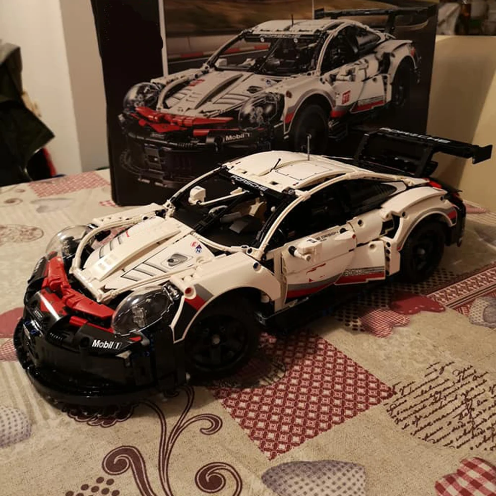 Техническая Классическая распродажа Модель гоночного автомобиля Moc Модульные