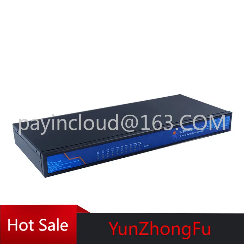 

Multi-Serial Server 8-Port 485/232/422 to Ethernet Modbus Industrial-Grade Communication Rack Gateway