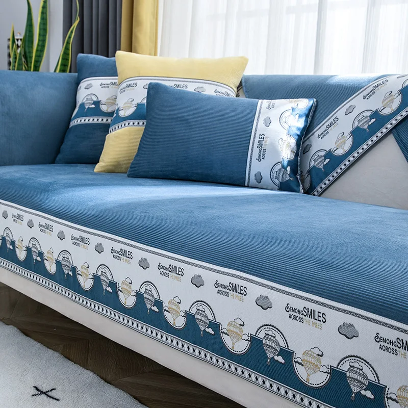 

New Luxury Jacquard Sofa Cushion Sofa Towel L-shaped Couch Cover for Living Room Set Settee Covers Sofa Protector Slip Covers